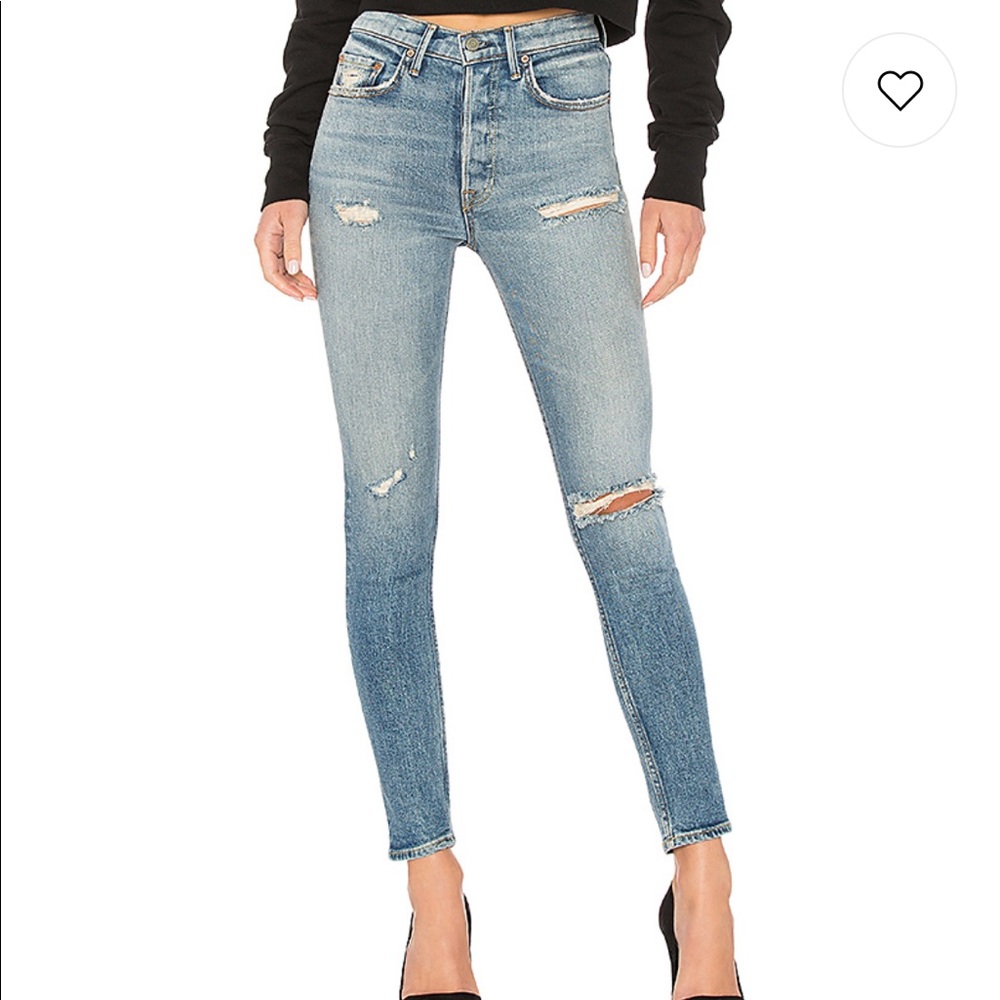 GRLFRND Karolina High-Rise Skinny Jeans in Austin